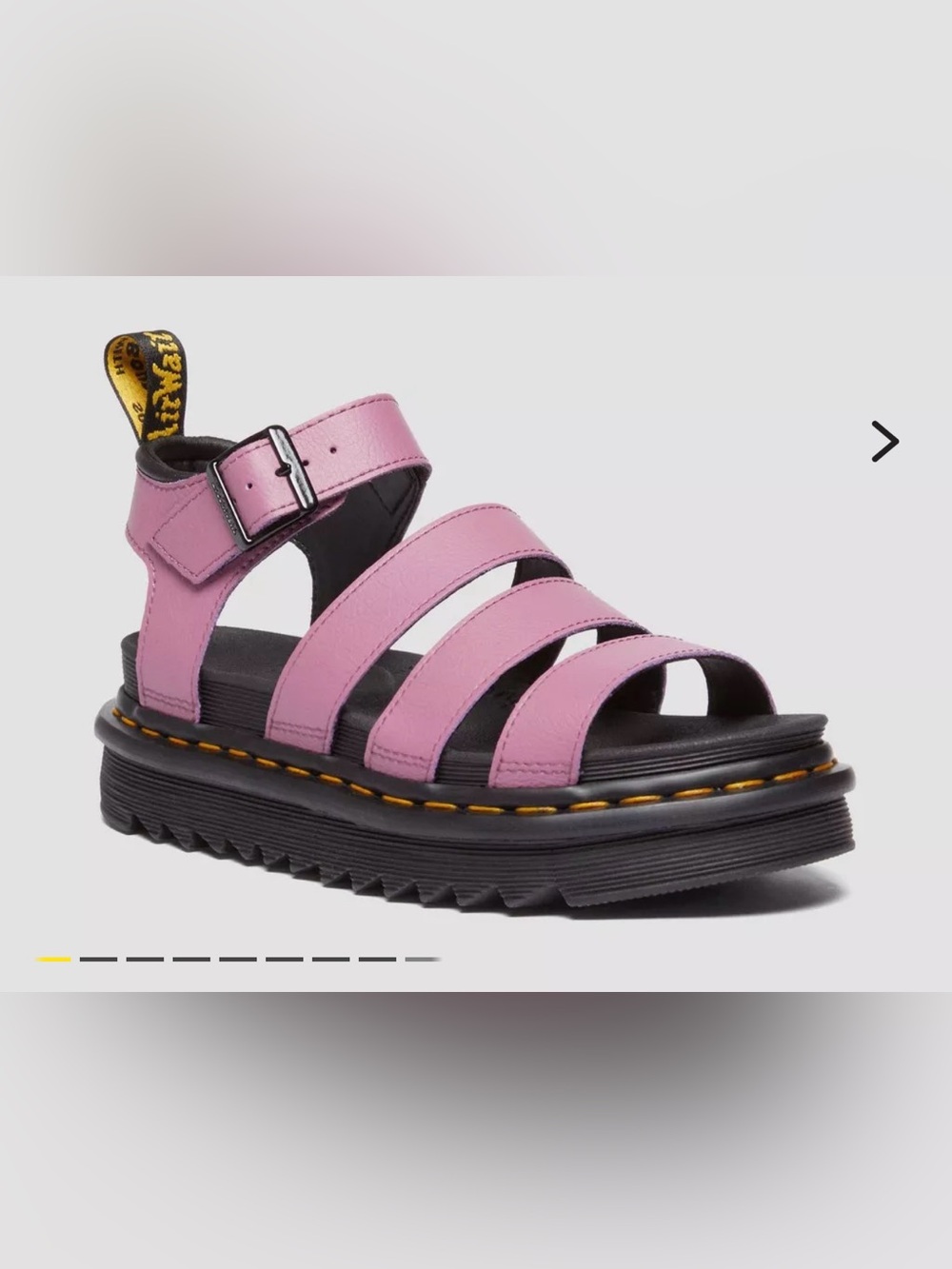 Dr Martens BLAIRE ATHENA LEATHER STRAP SANDALS